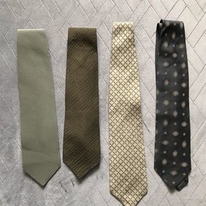 Men’s vintage designer high end ties